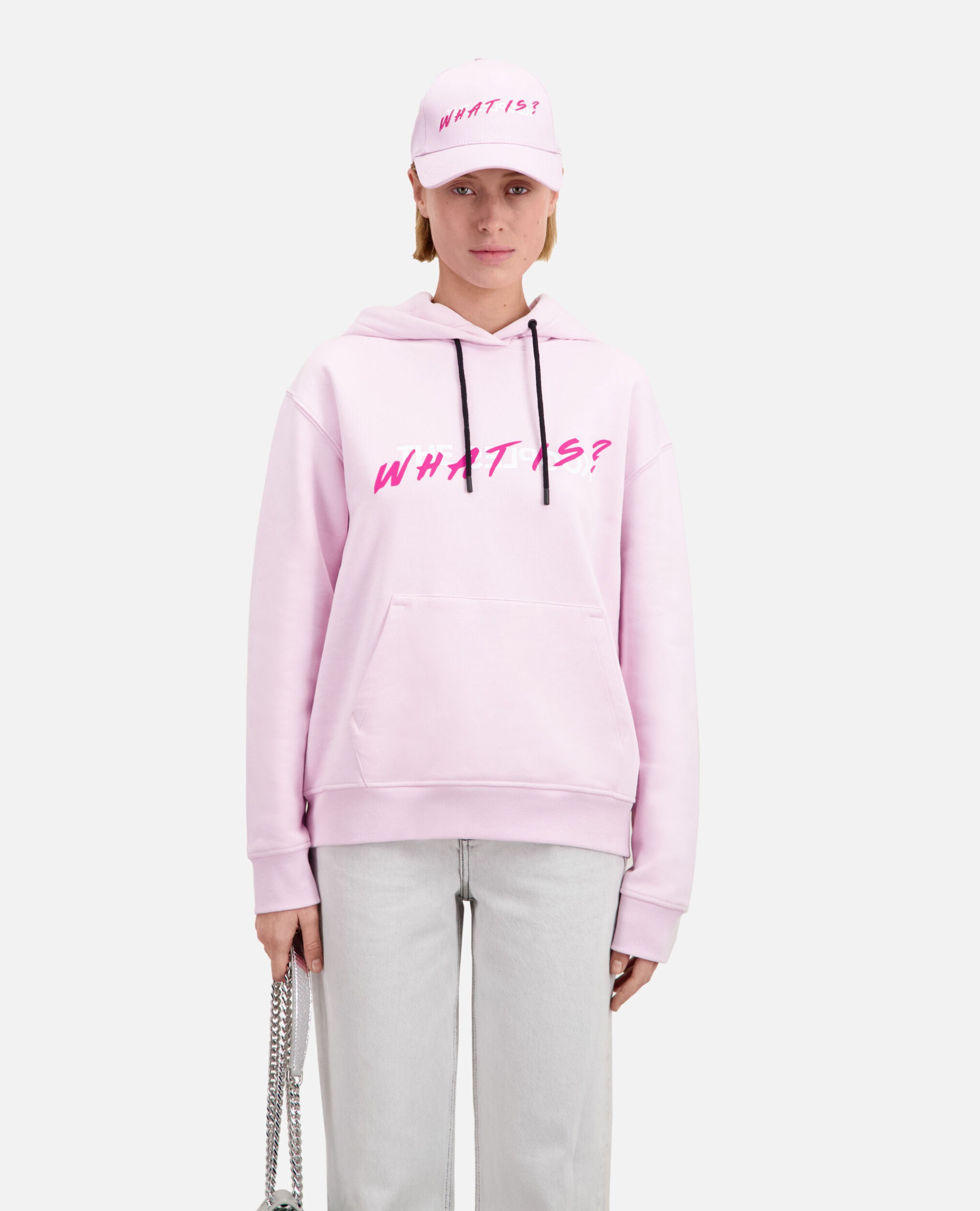 Women's Pink What is hoodie, PALE PINK, hi-res image number null