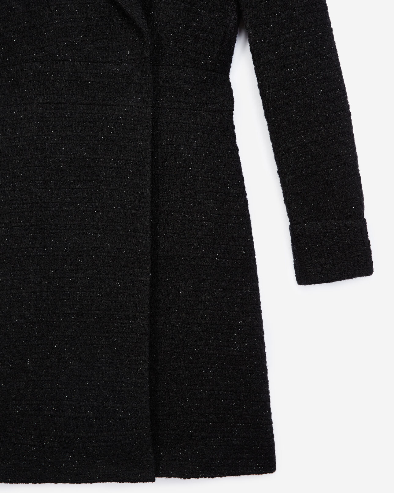 The Kooples WOMEN BLACK black tweed jacket dress