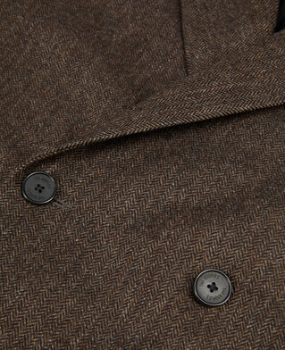 The Kooples HOMBRE BROWN chaqueta traje marr&oacute;n lana