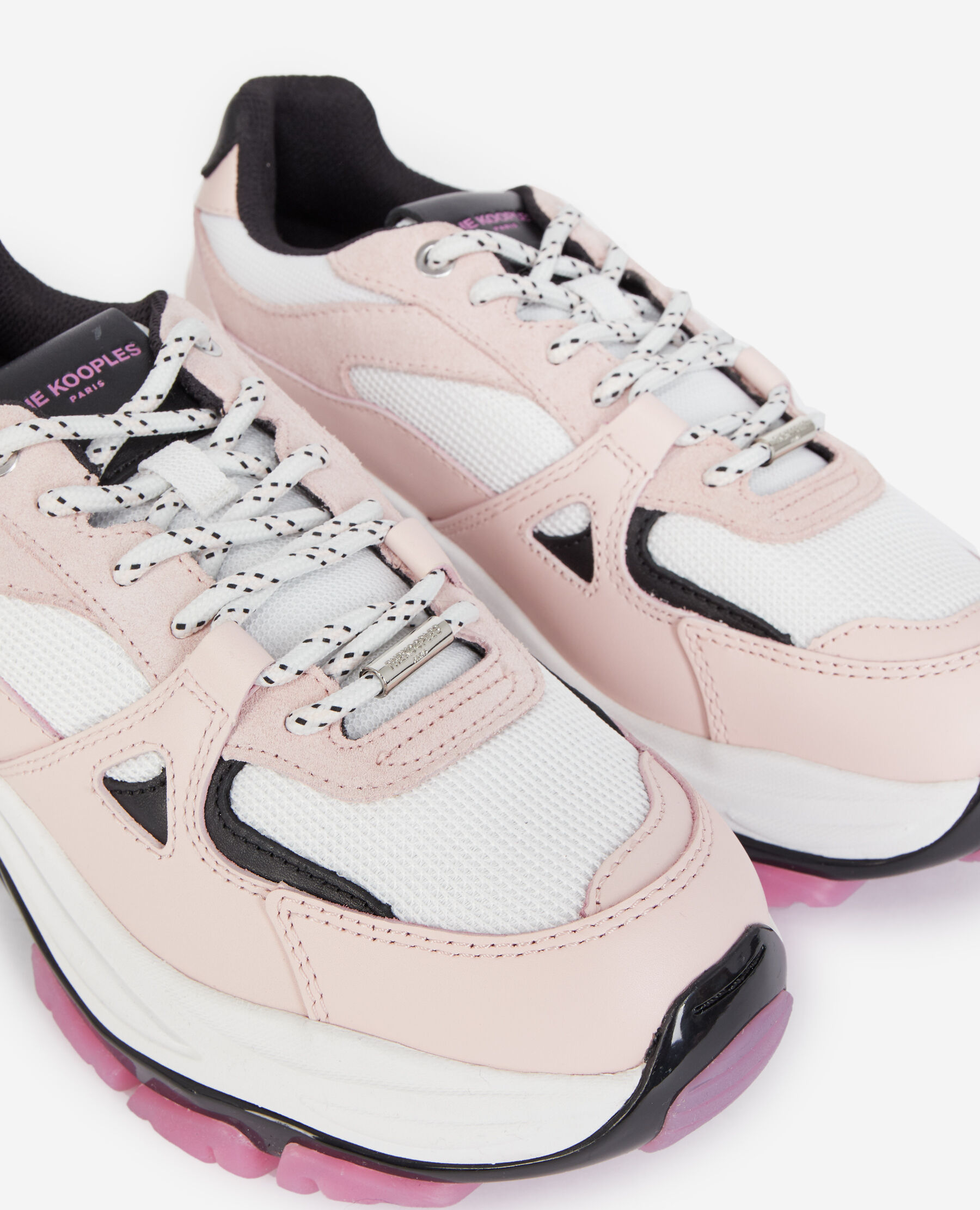 Pink platform tennis shoes sale