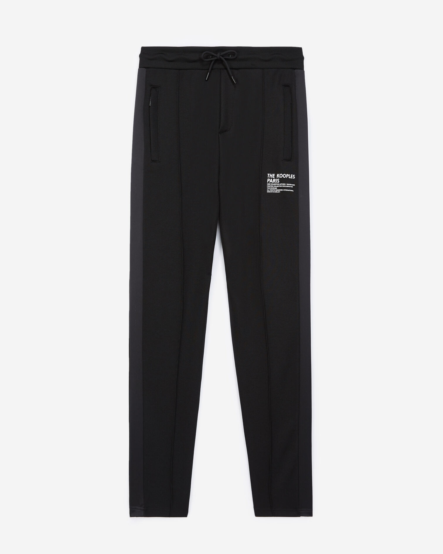 Jogging noir imprimé, BLACK, hi-res image number null