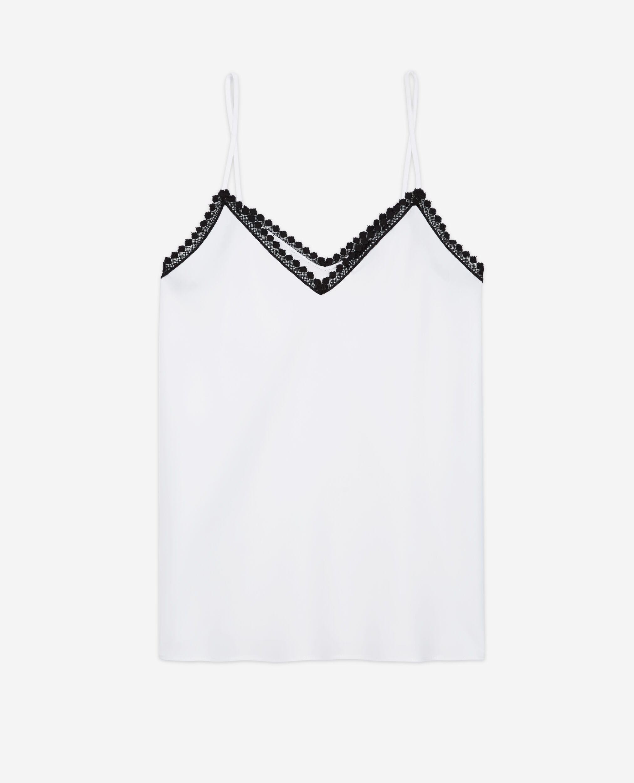 White camisole, WHITE, hi-res image number null