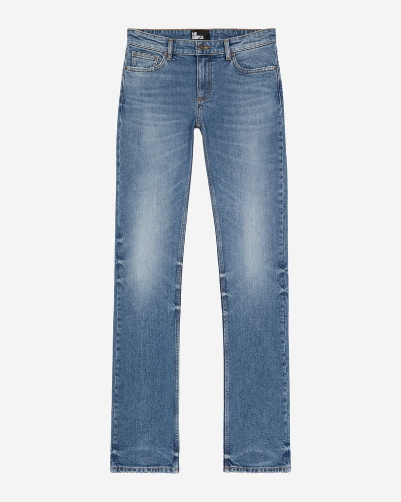 The Kooples FEMME BABY BLUE jean slim long bleu clair