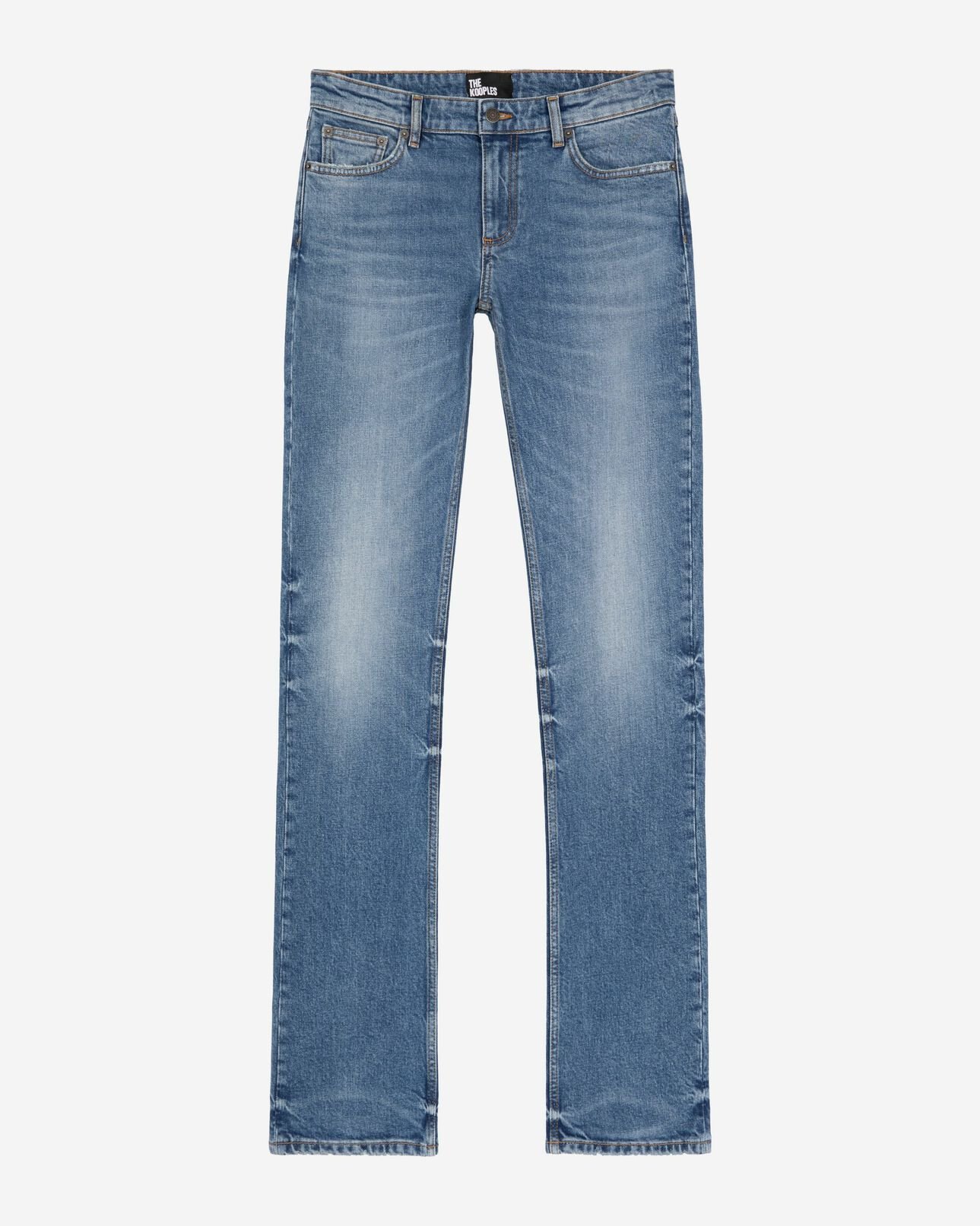 The Kooples FEMME BABY BLUE jean slim long bleu clair