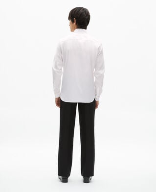 The Kooples HERREN WHITE weiß gestreiftes formelles hemd