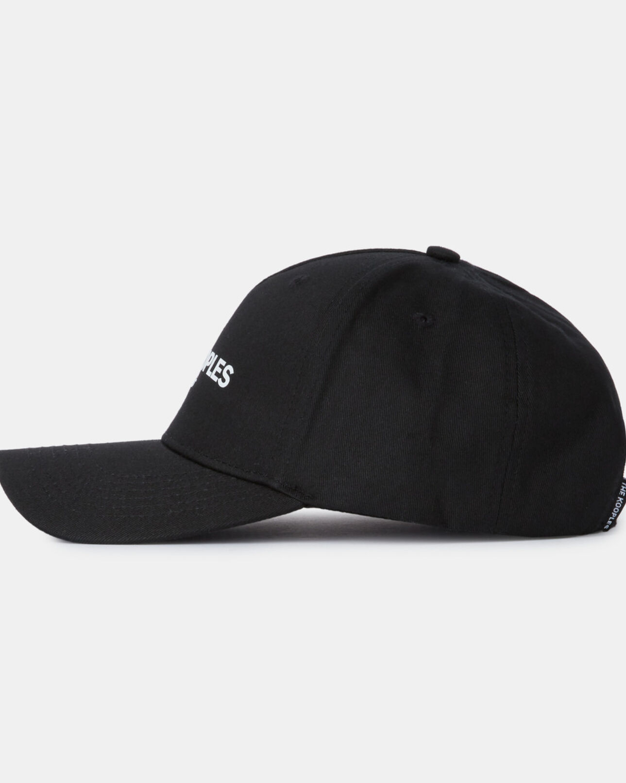 The Kooples HERREN BLACK WHITE schwarze kappe mit logo