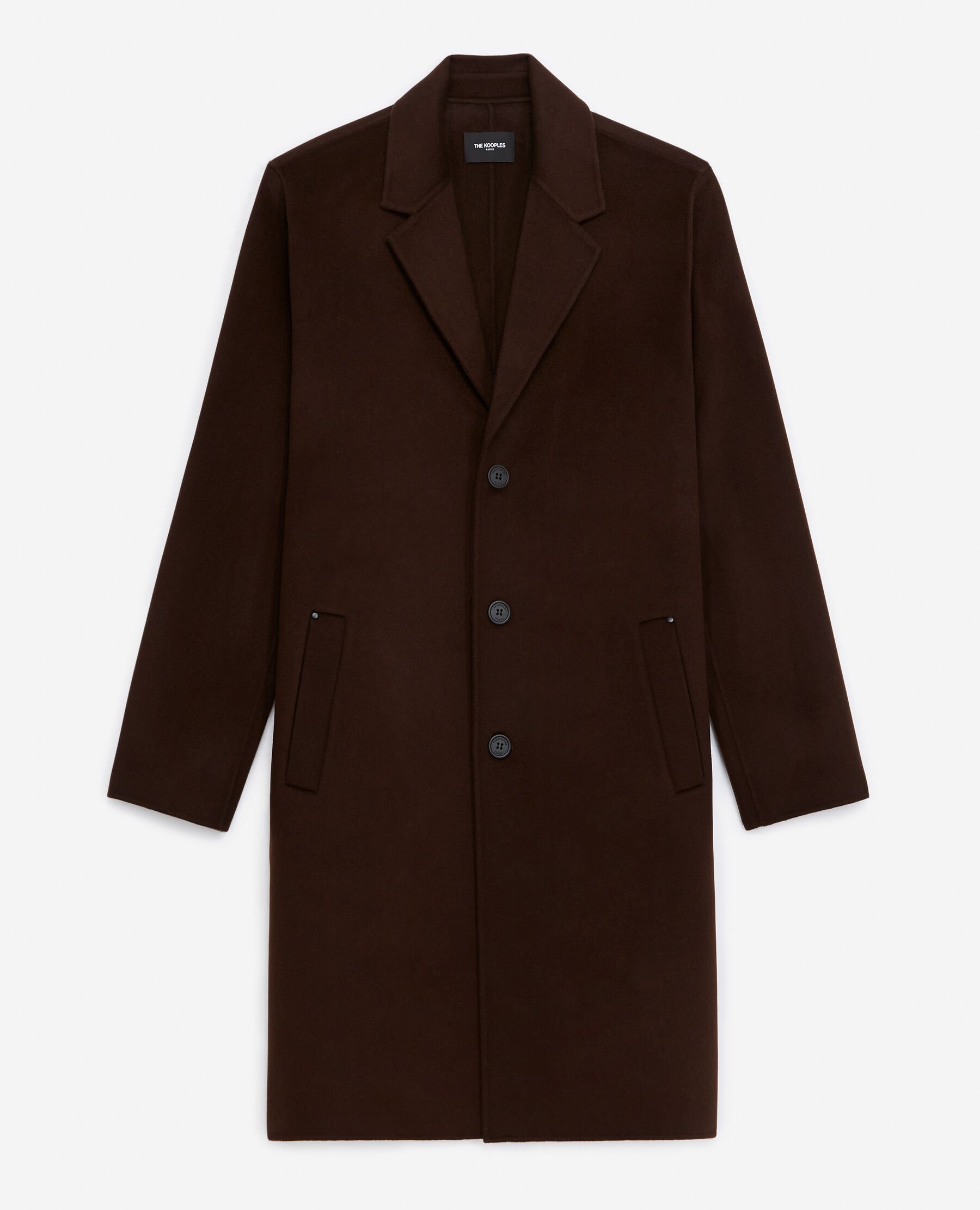 Long manteau marron homme sale