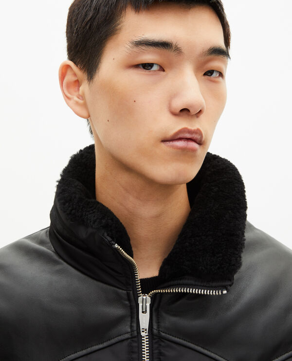 The Kooples HERREN BLACK schwarze daunenjacke