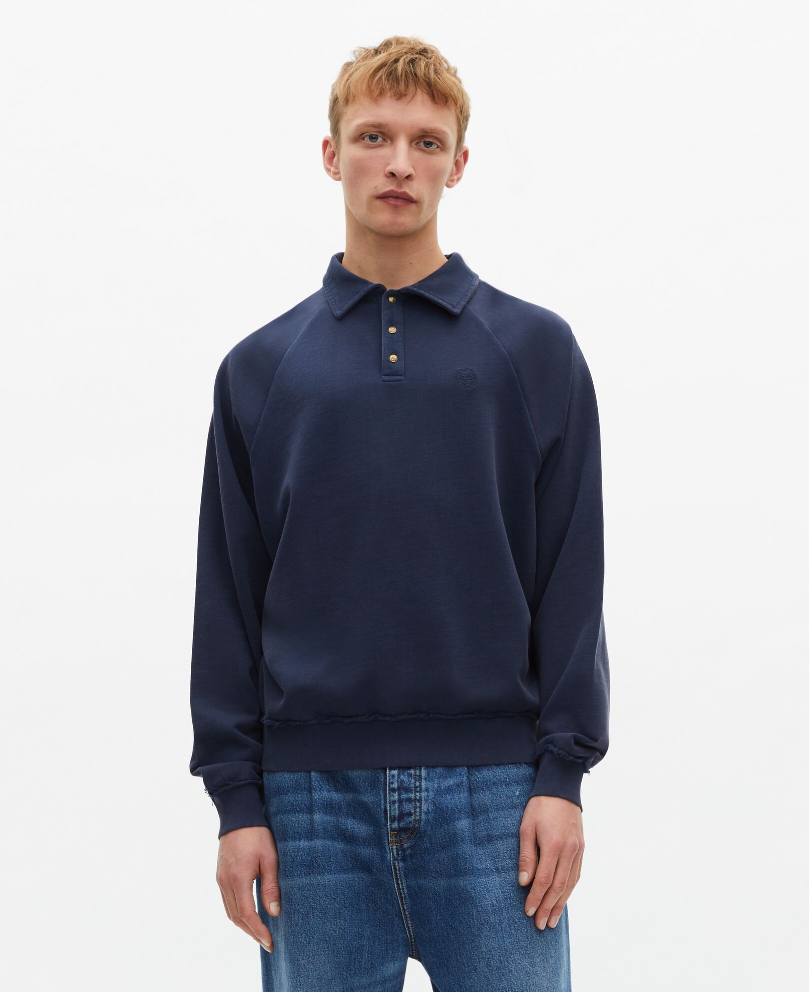 The Kooples MEN DARK NAVY navy sweatshirt