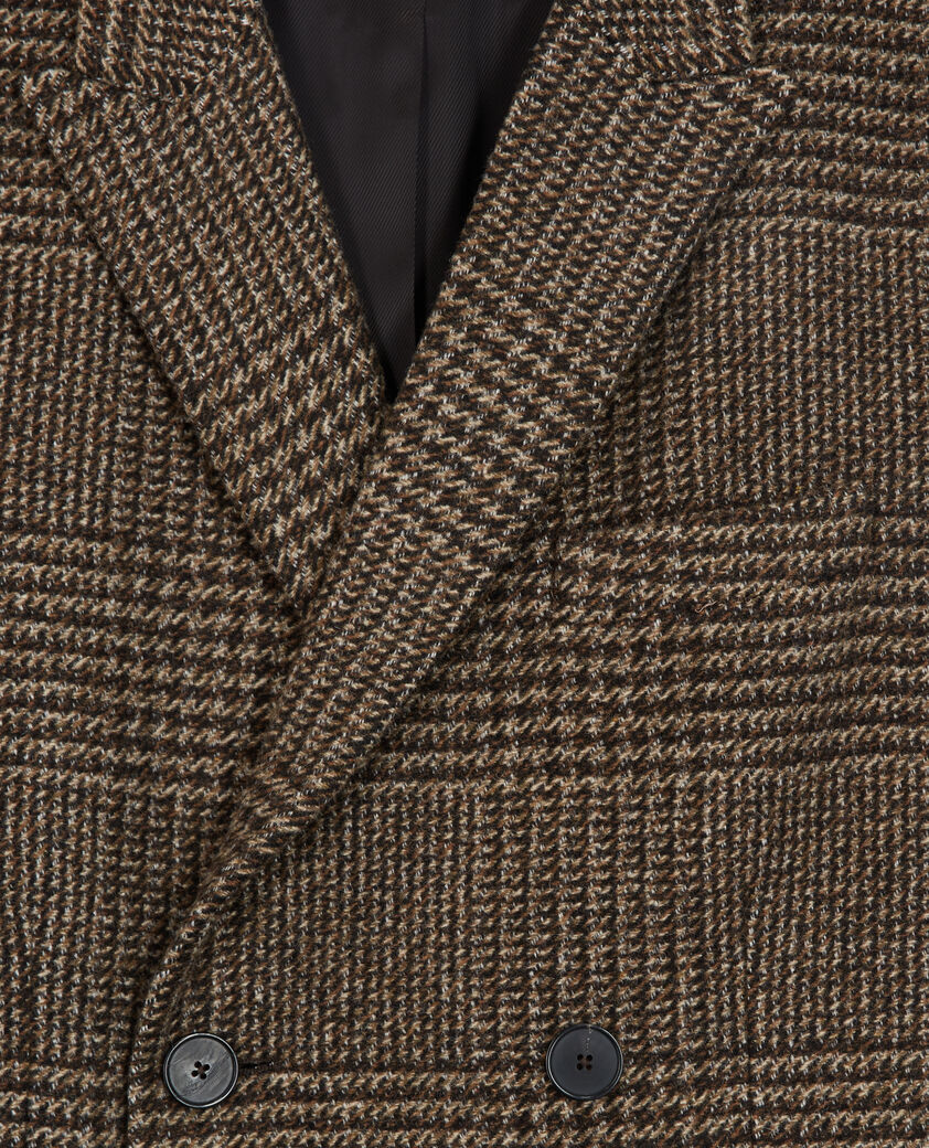 The Kooples HOMME BROWN manteau en laine marron