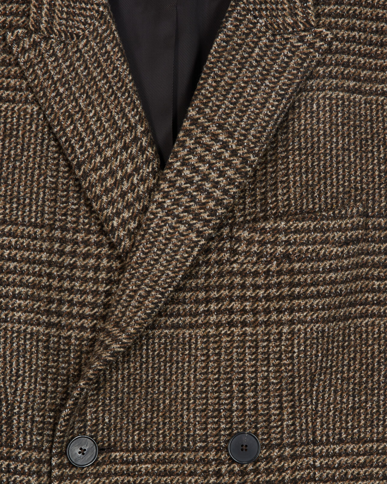 The Kooples HOMME BROWN manteau en laine marron