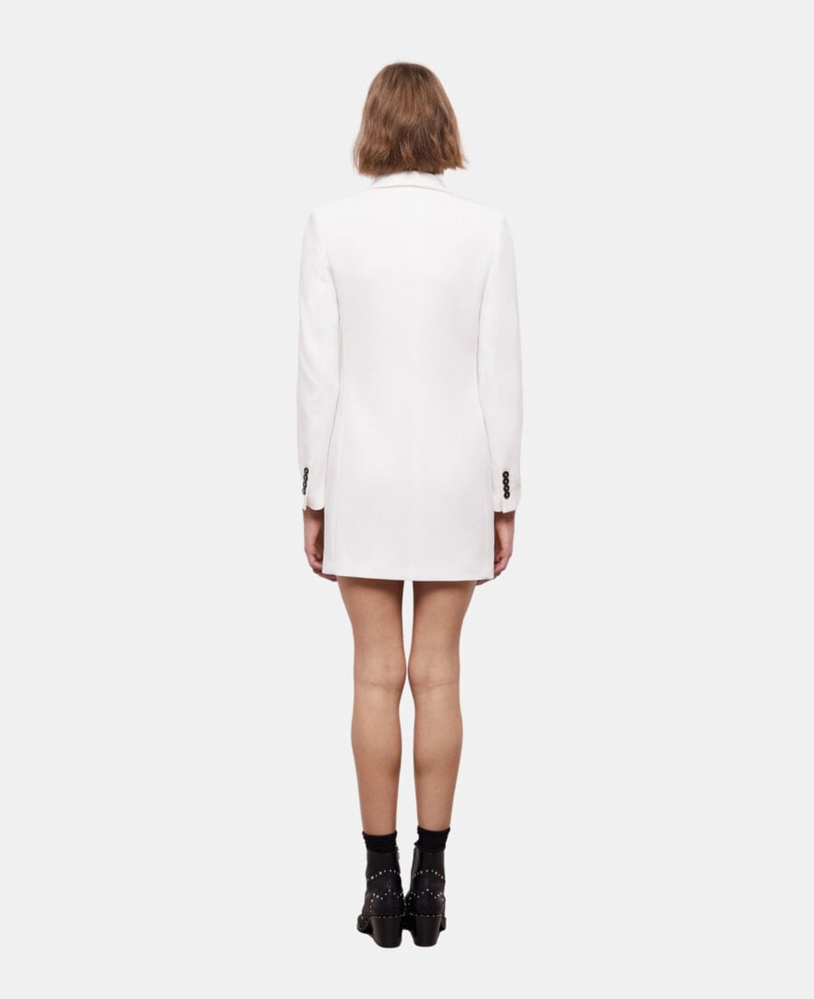 The Kooples DAMEN ECRU kurzes, ecrufarbenes kleid