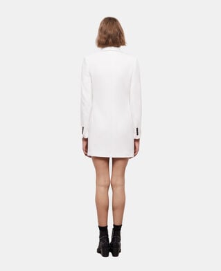 The Kooples DAMEN ECRU kurzes, ecrufarbenes kleid