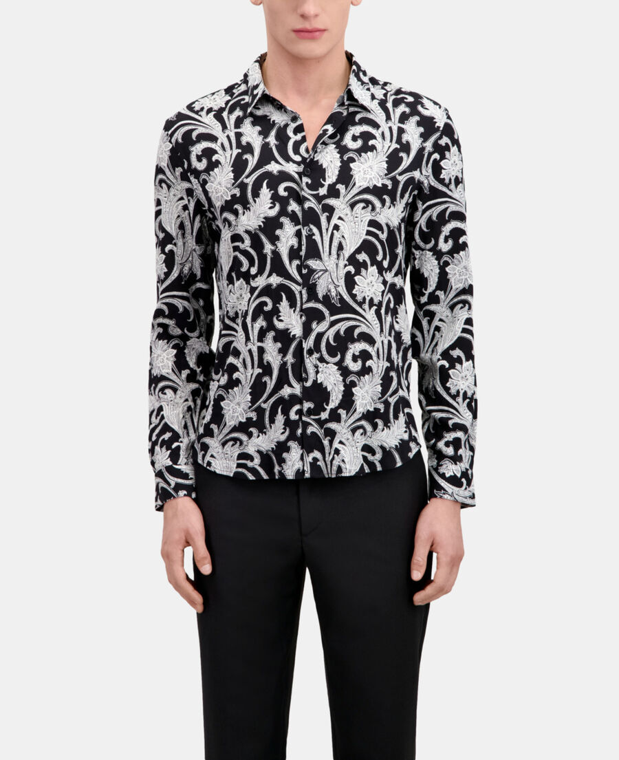 The Kooples H BLACK WHITE printed shirt