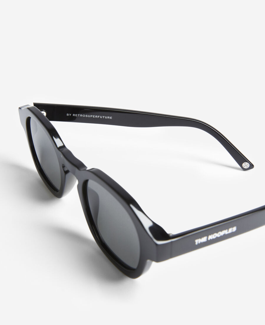 acetat-sonnenbrille schwarz