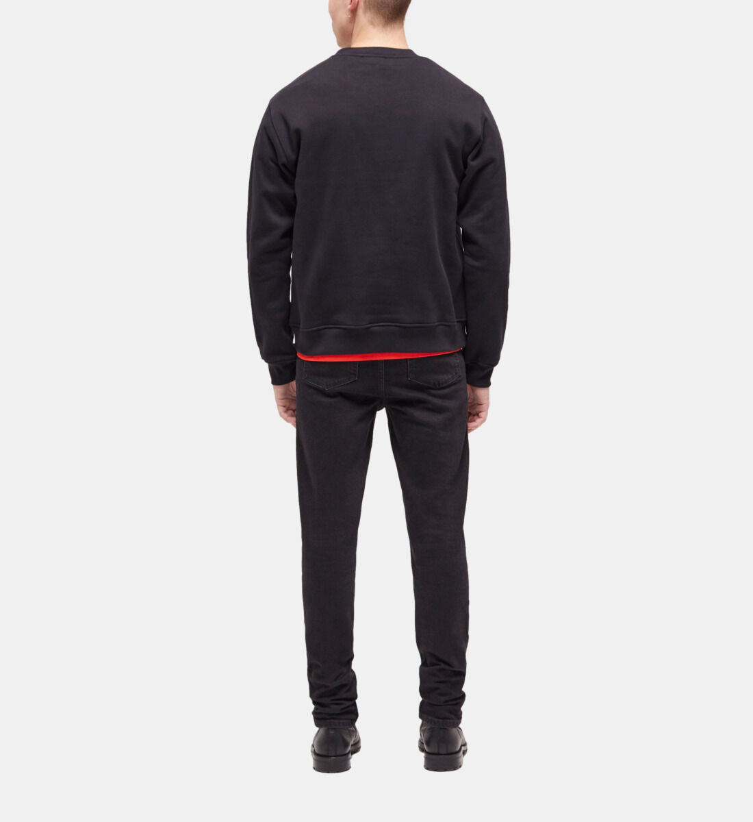 Black logo sweatshirt sale