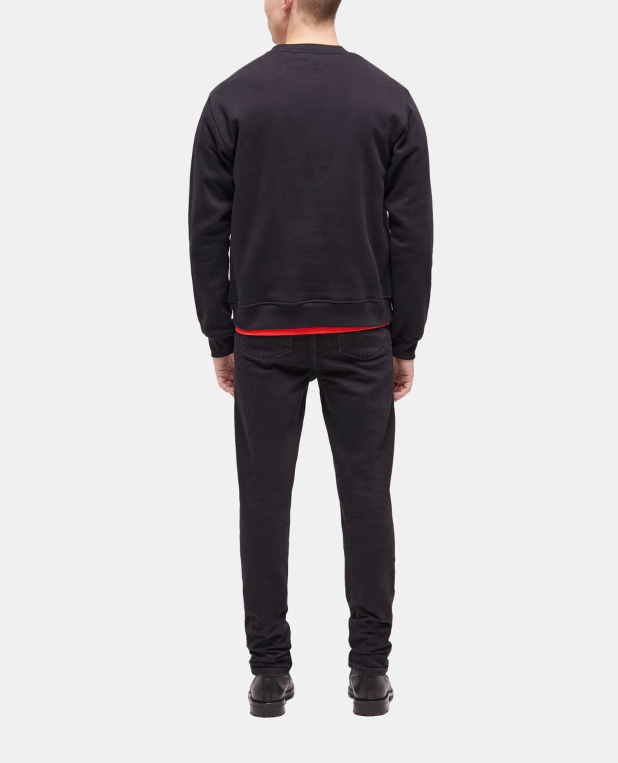 Sweatshirt logo tigre noir, BLACK, hi-res image number null