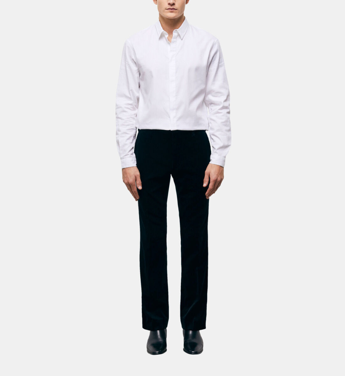 Black velvet suit pants The Kooples UK