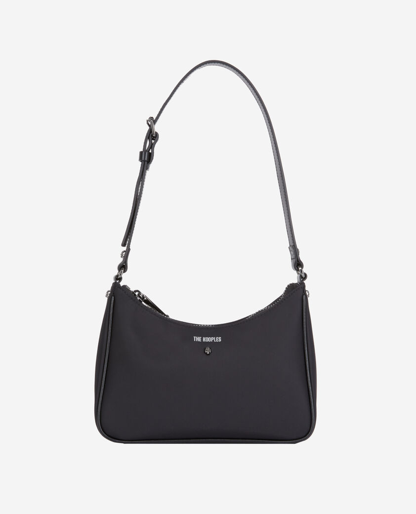 The Kooples F BLACK black jade nylon fiber bag