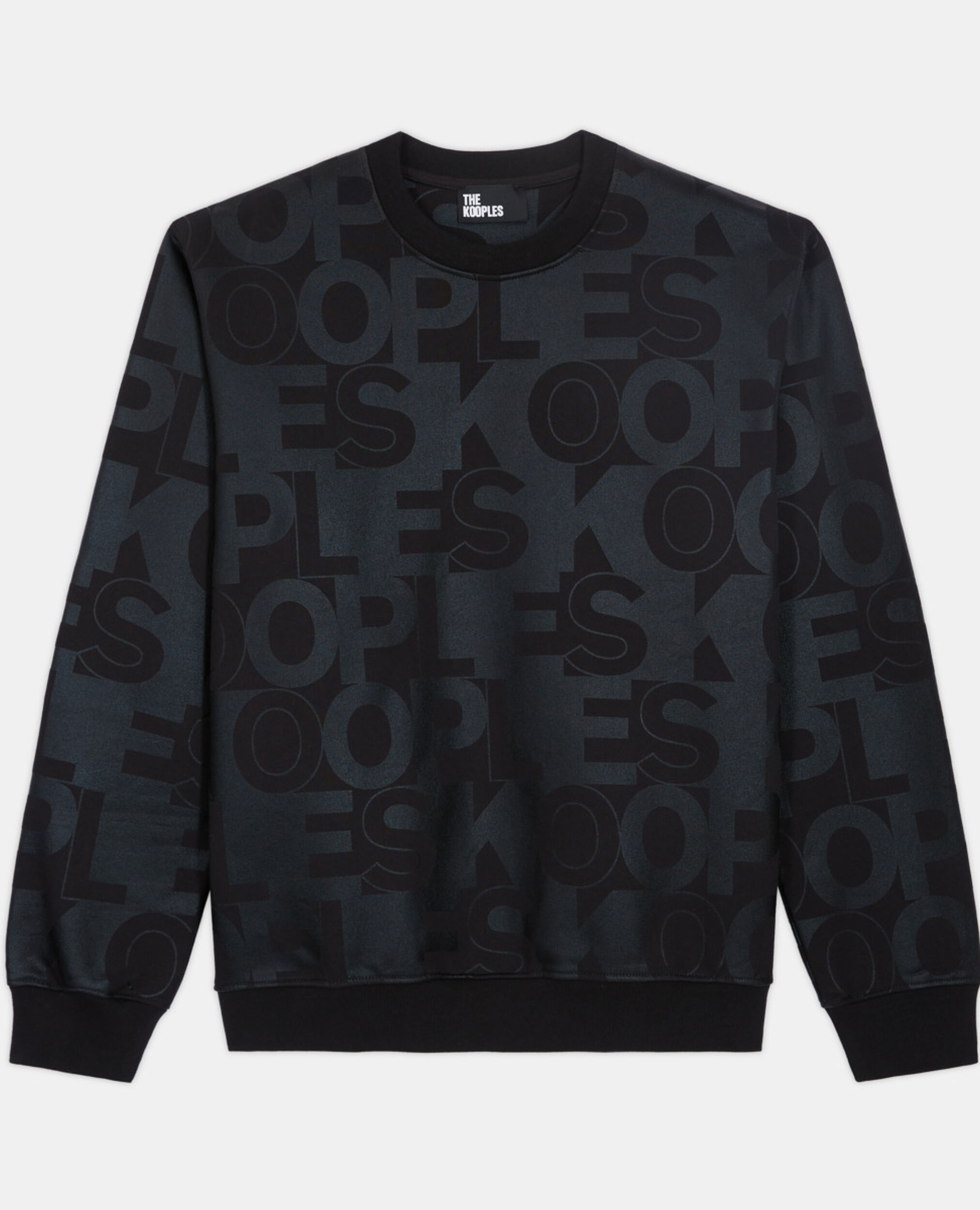 The Kooples logo sweatshirt, BLACK, hi-res image number null
