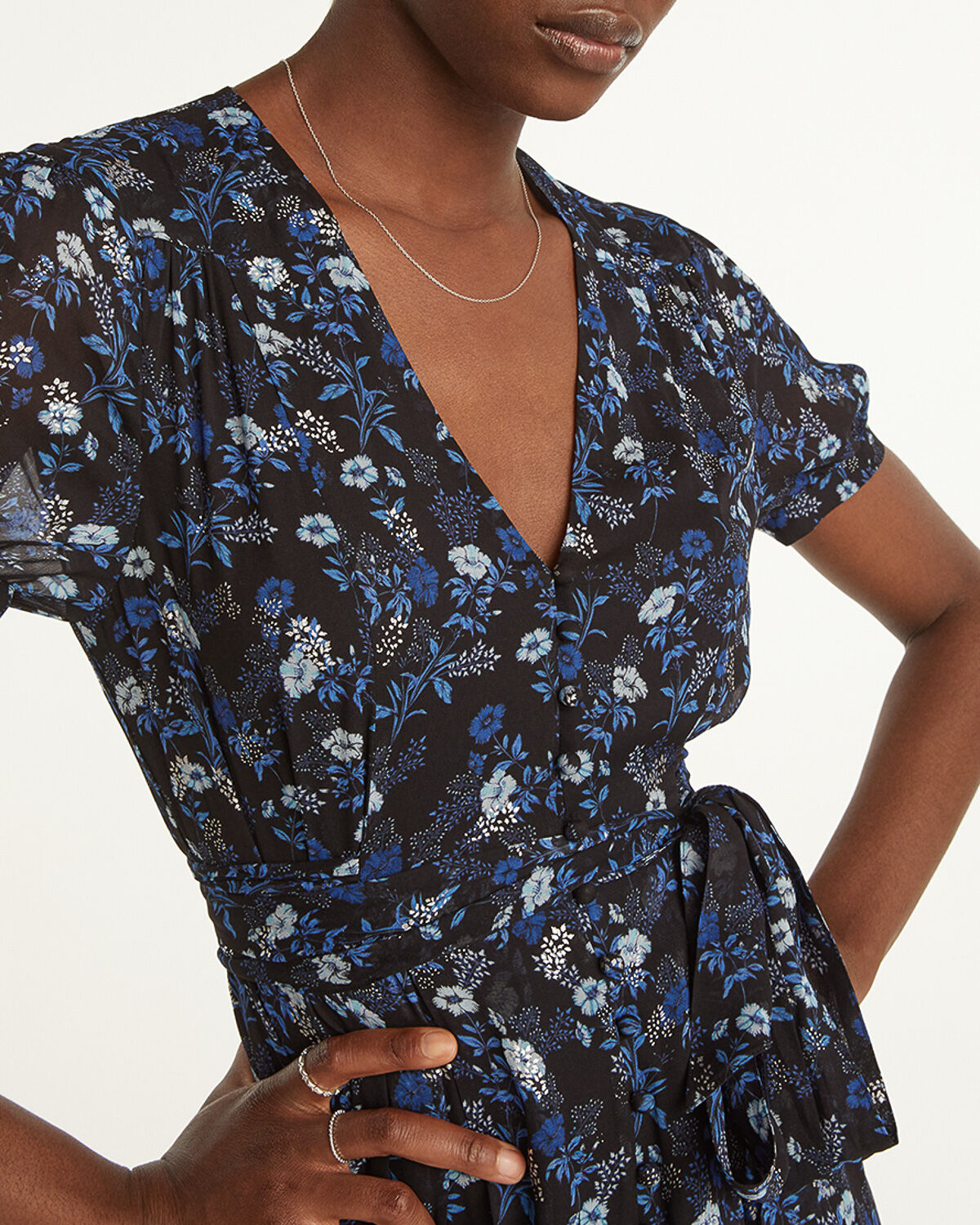 The kooples store robe longue fleurie