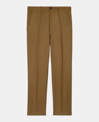 The Kooples HOMME KAKI pantalon en laine kaki