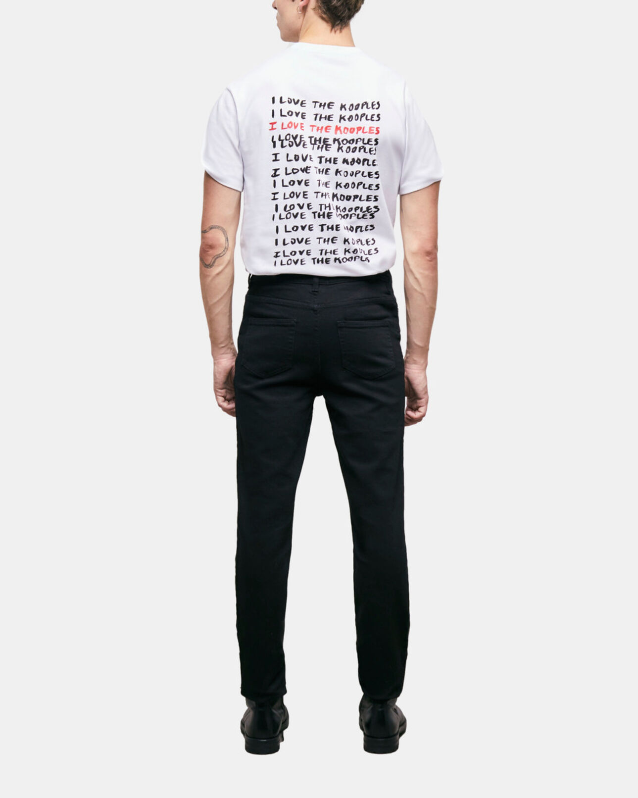 The Kooples HERREN BLACK schwarze slim-fit jeans