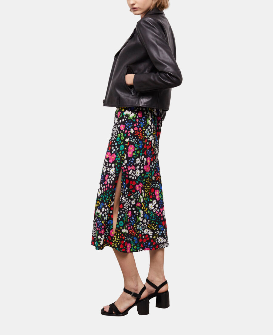 langer rock mit print