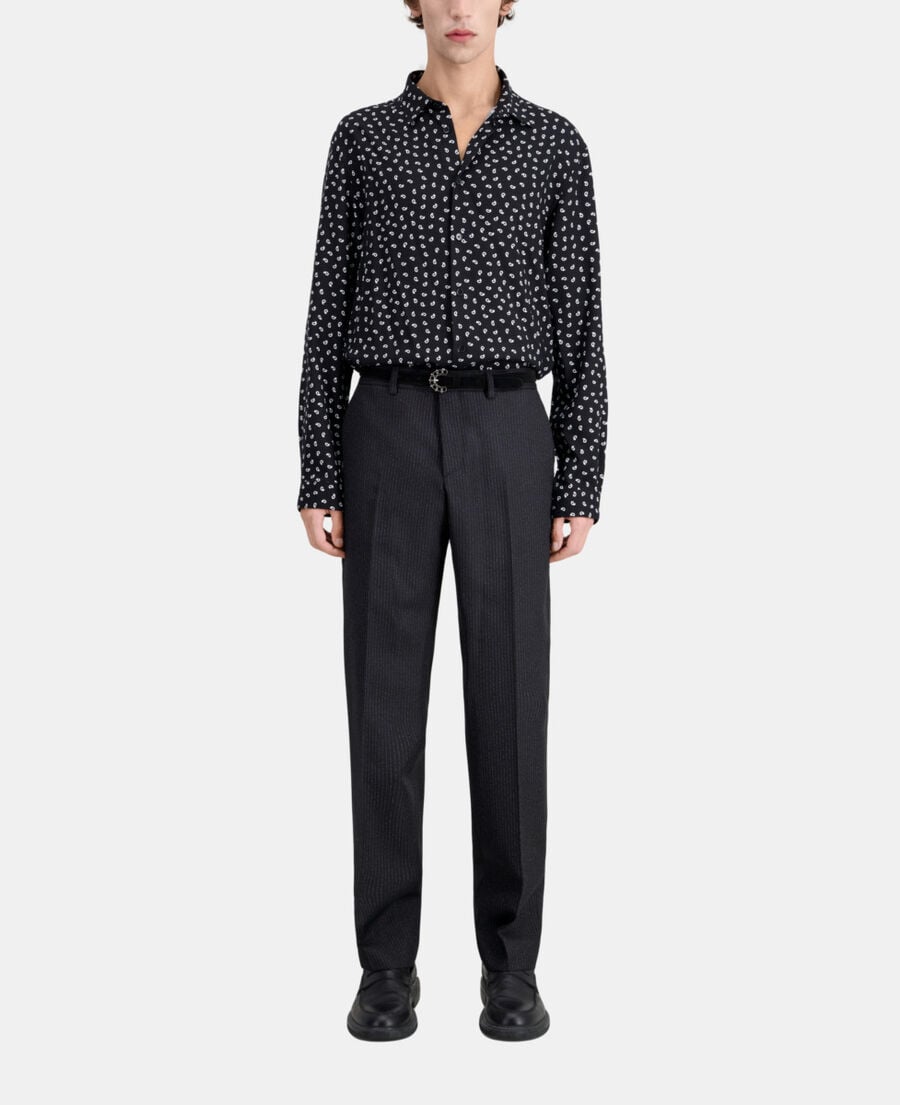 The Kooples HOMME BLACK WHITE chemise imprimée