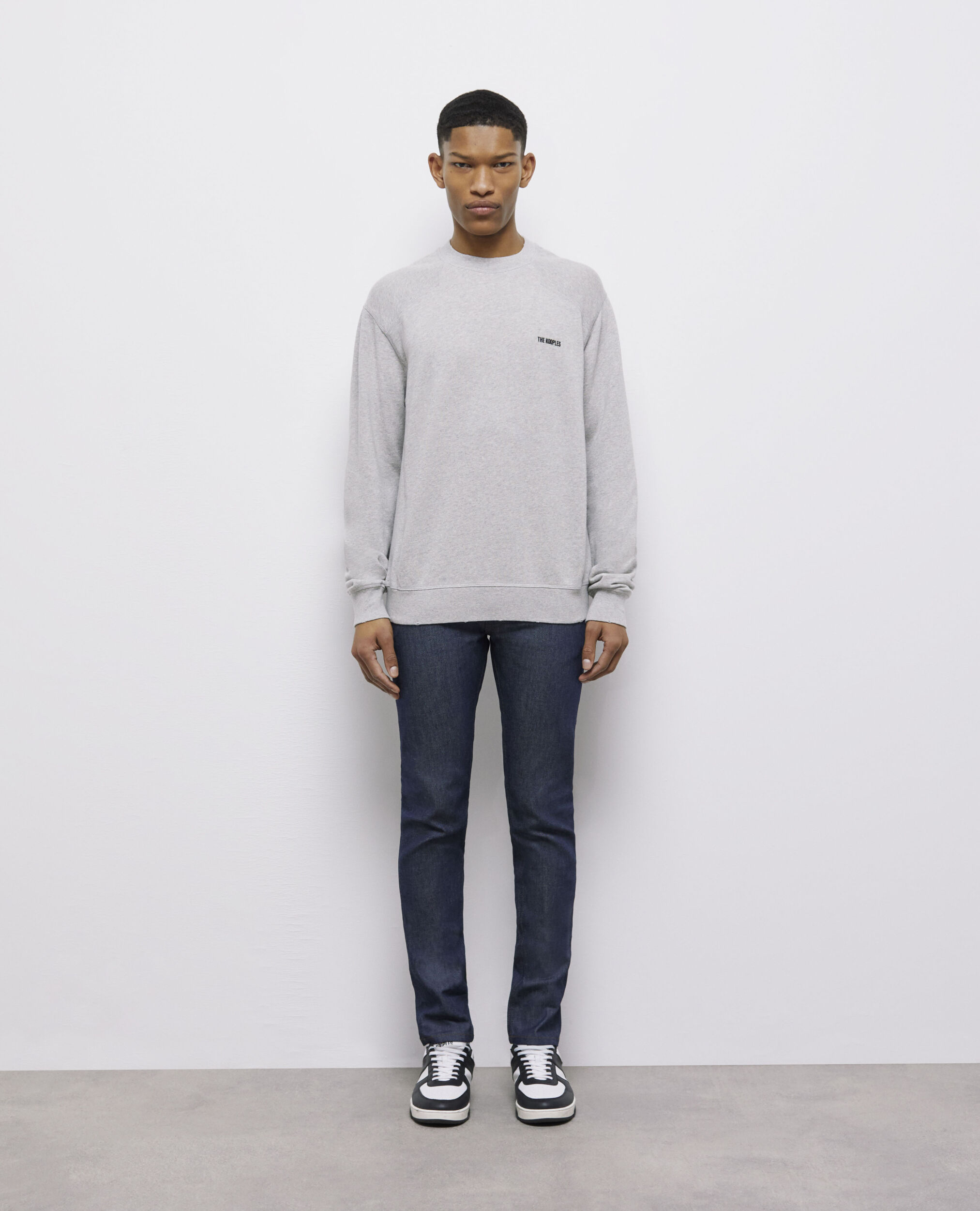 Sweatshirt gris clair avec logo, GRIS CLAIR, hi-res image number null