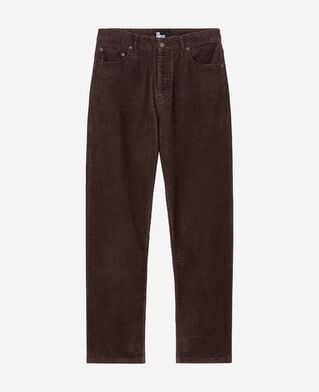 The Kooples H TABACCO brown corduroy baggy jeans