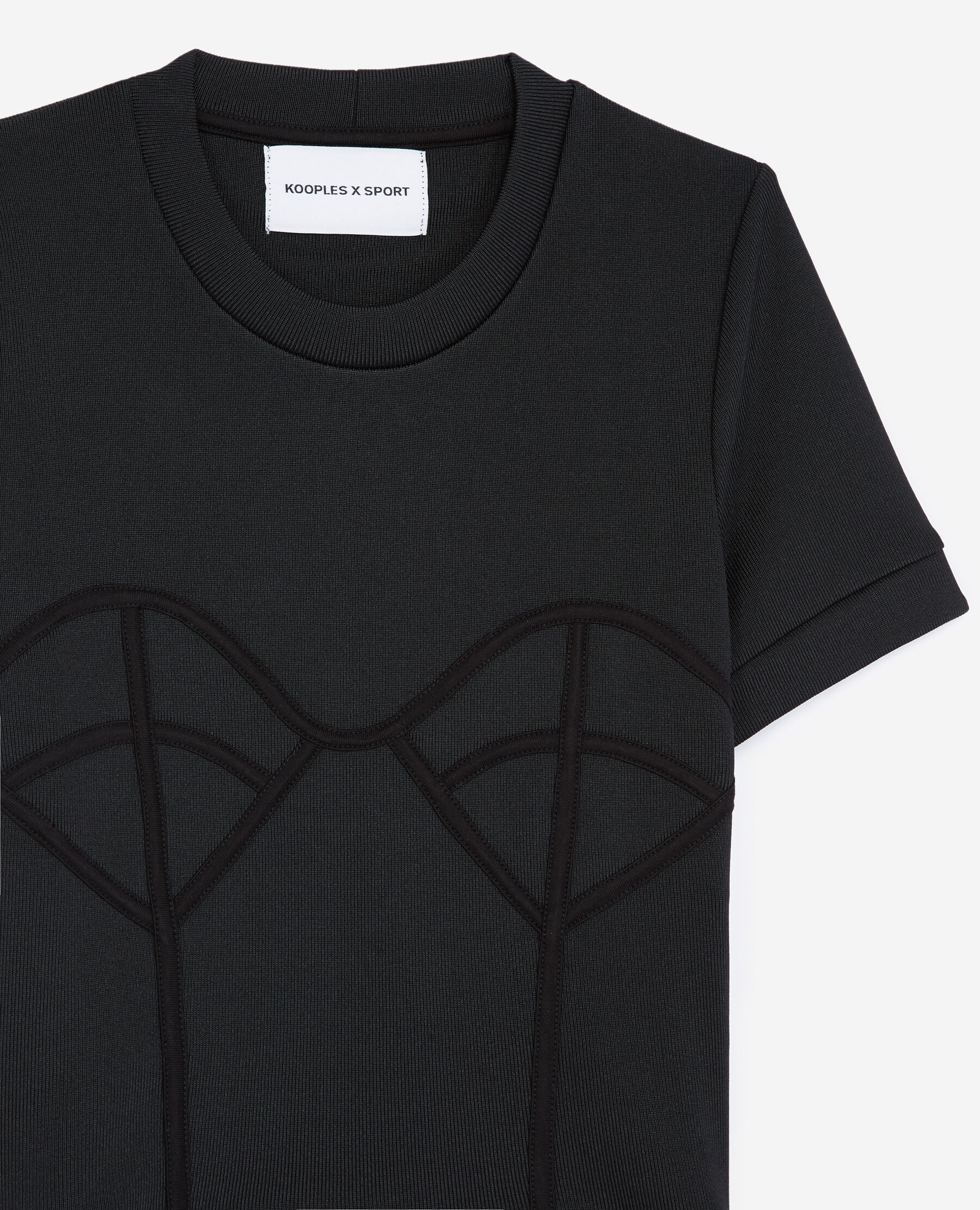 Tee shirt bustier noir cheap