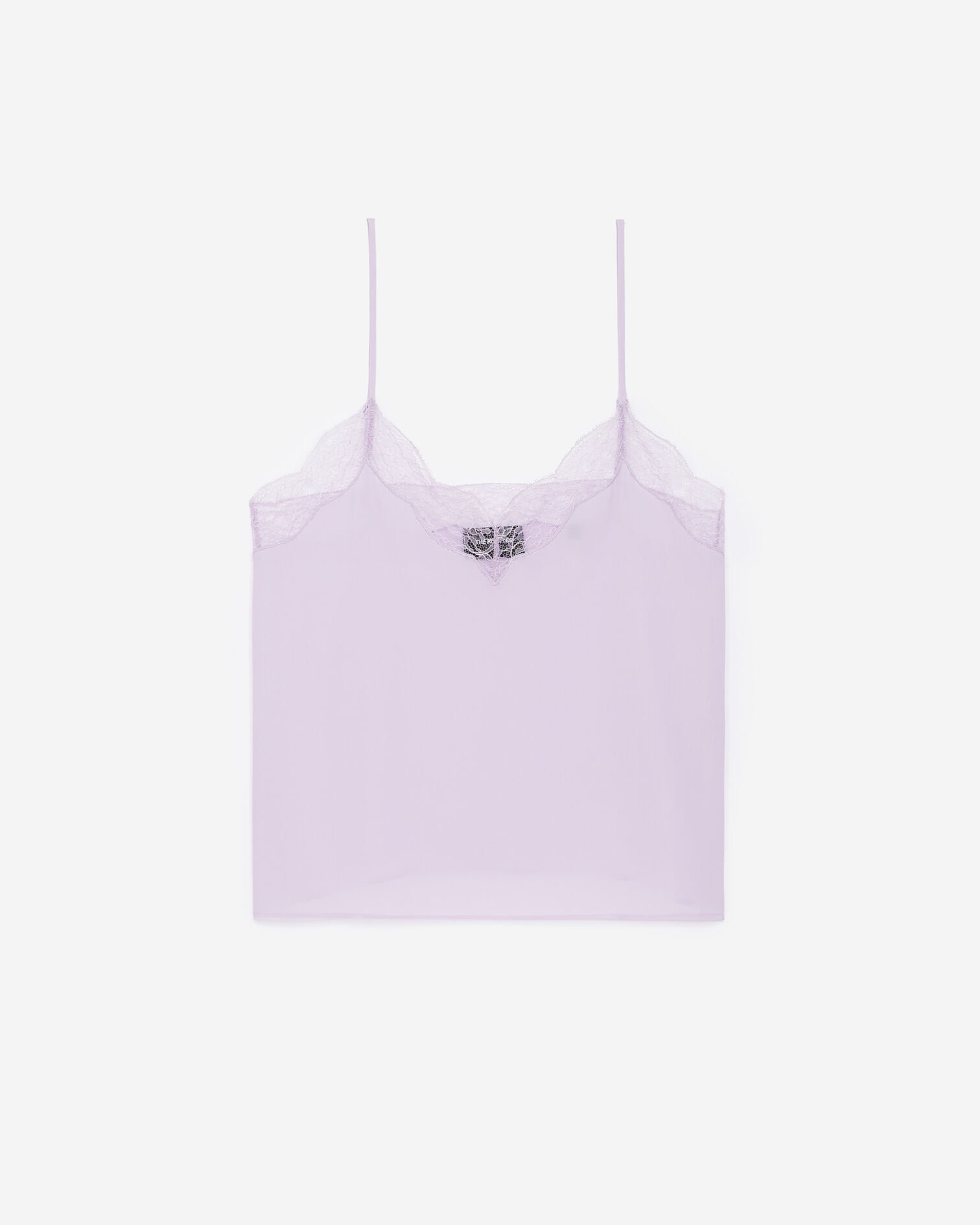 Flowing light purple camisole w/straps, MAUVE, hi-res image number null