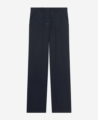 The Kooples F NAVY navy button-down pants