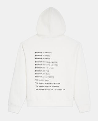 The Kooples WOMEN ECRU ecru sweatshirt with what is screen print