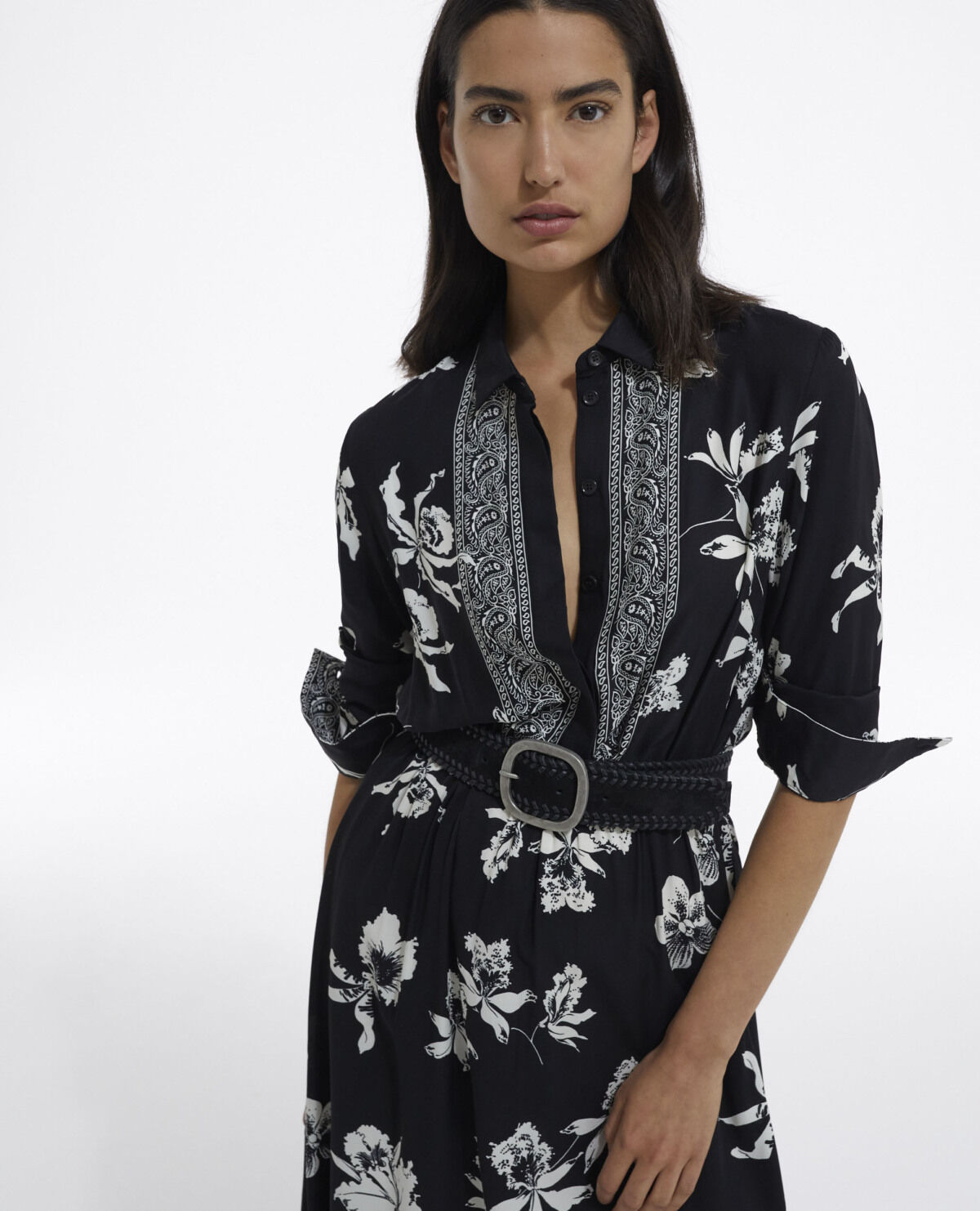 Robe longue blanche the kooples on sale