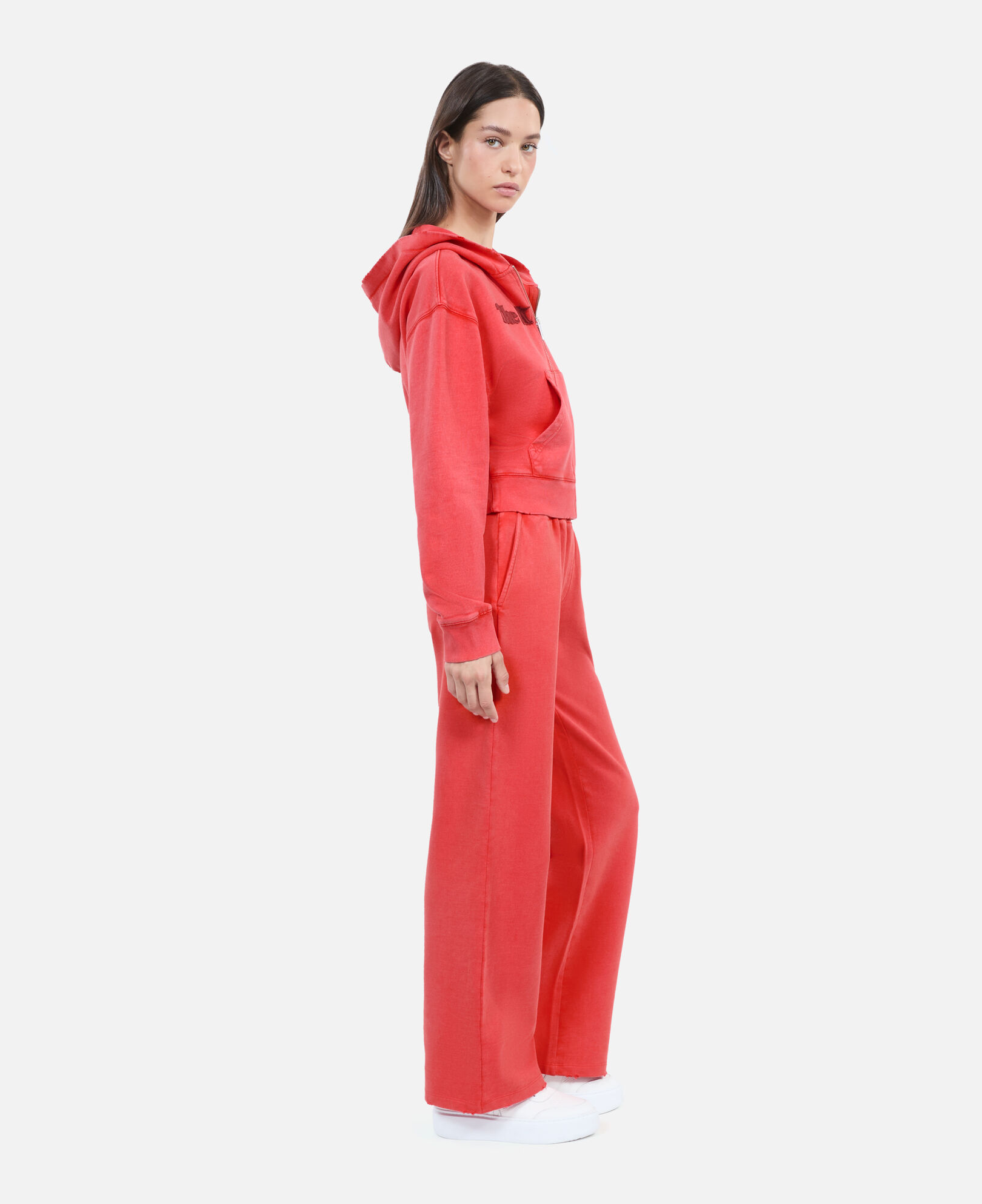The Kooples F RUBIS red logo hoodie