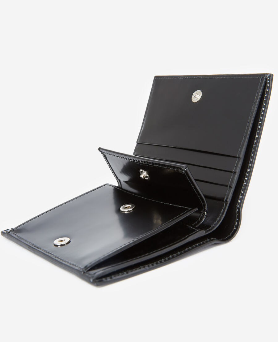 black leather wallet