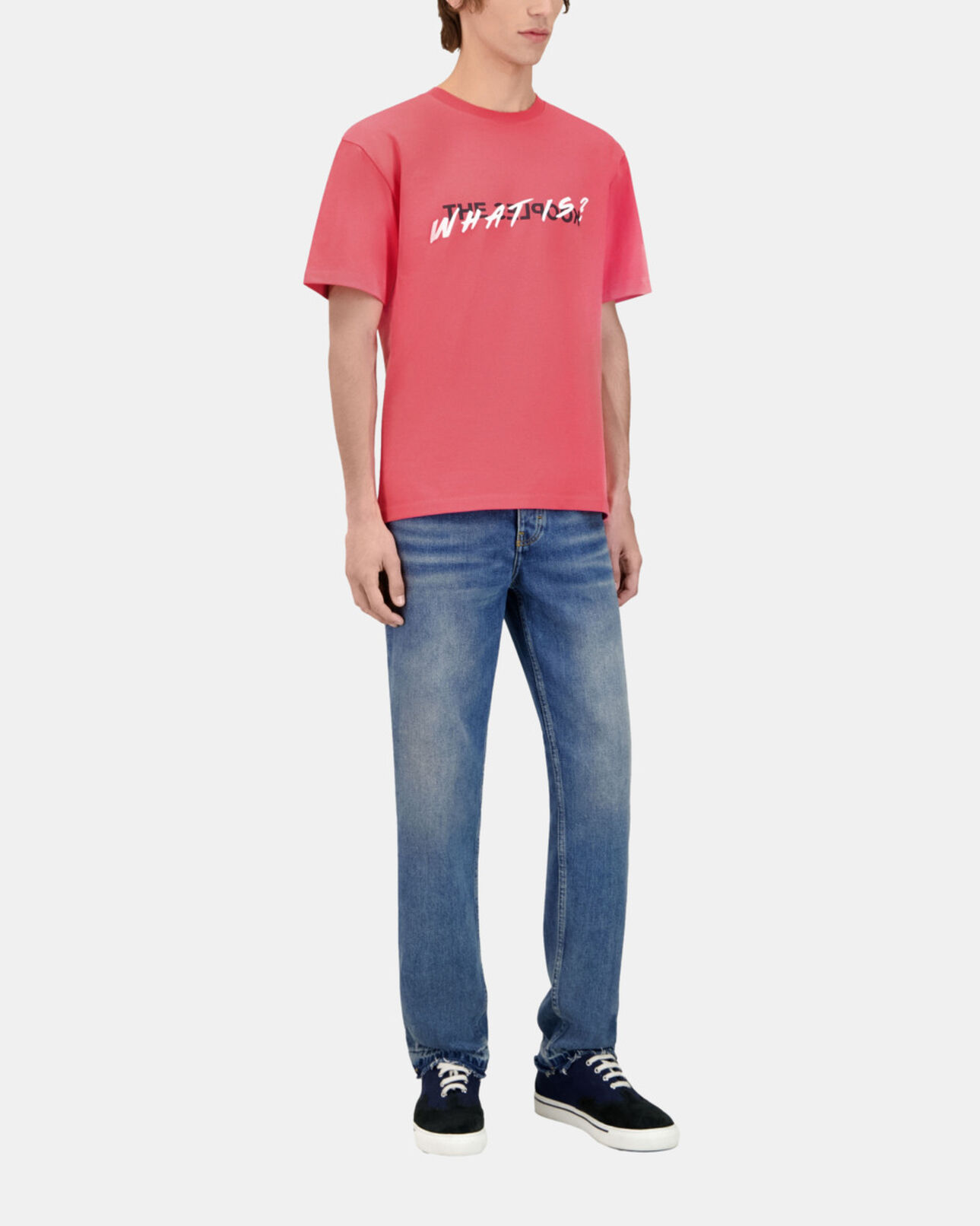 The Kooples HOMME RETRO PINK t-shirt what is rose