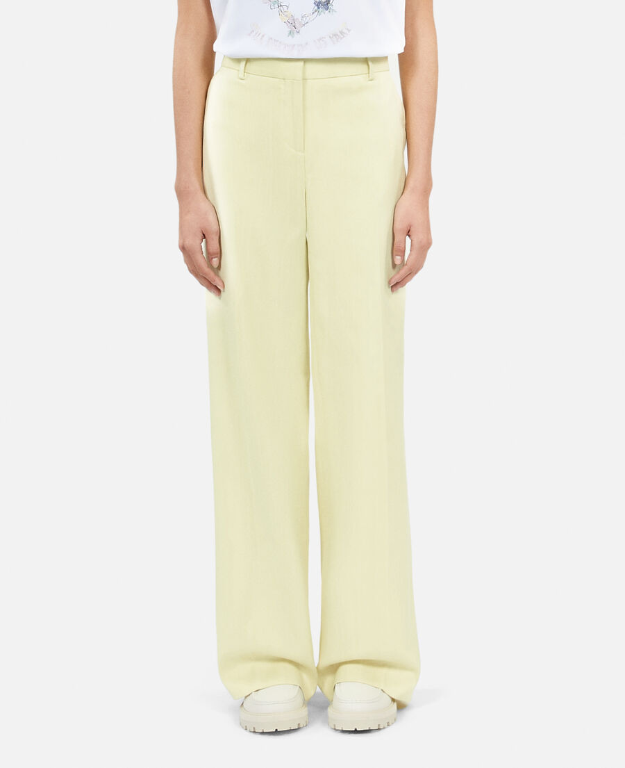 light yellow suit trousers