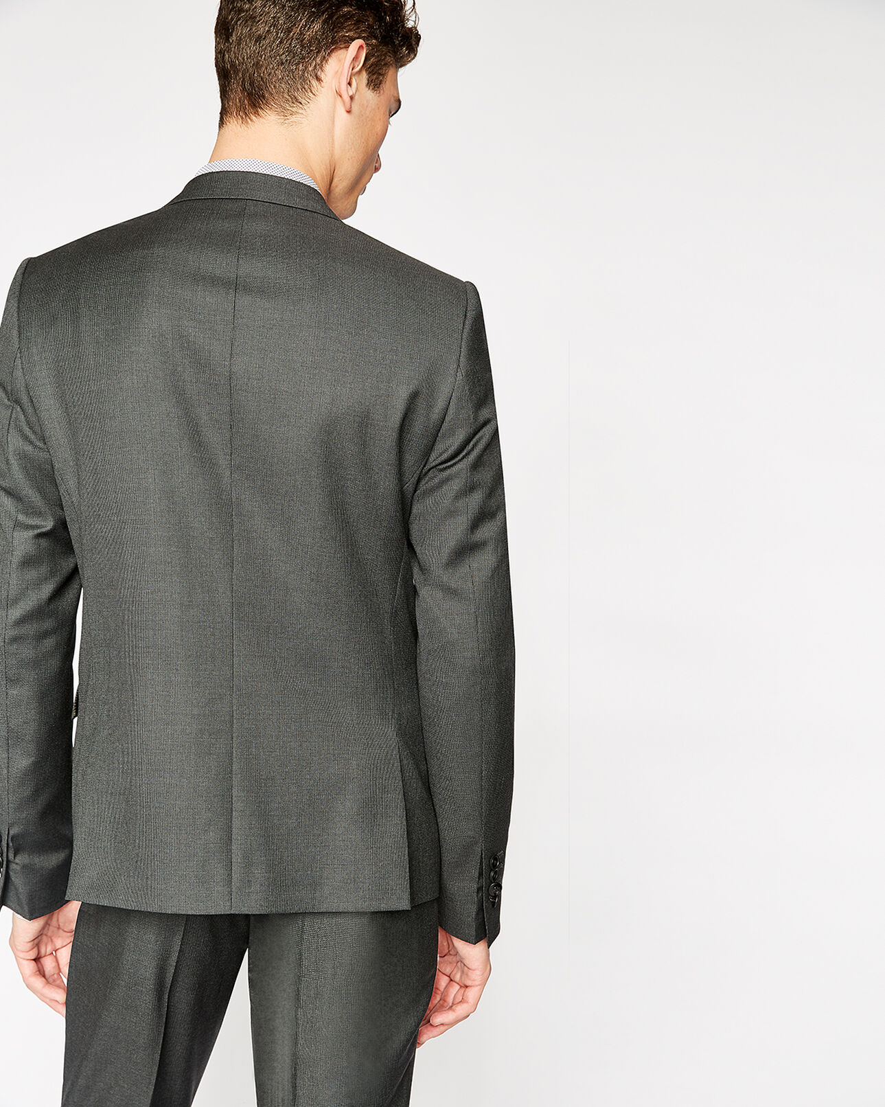 The Kooples HERREN DARK GREY graue anzugjacke aus wolle