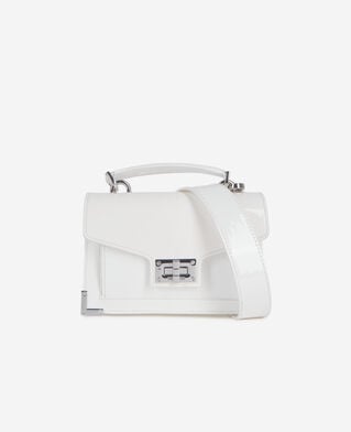 The Kooples FEMME WHITE sac emily new nano en cuir blanc