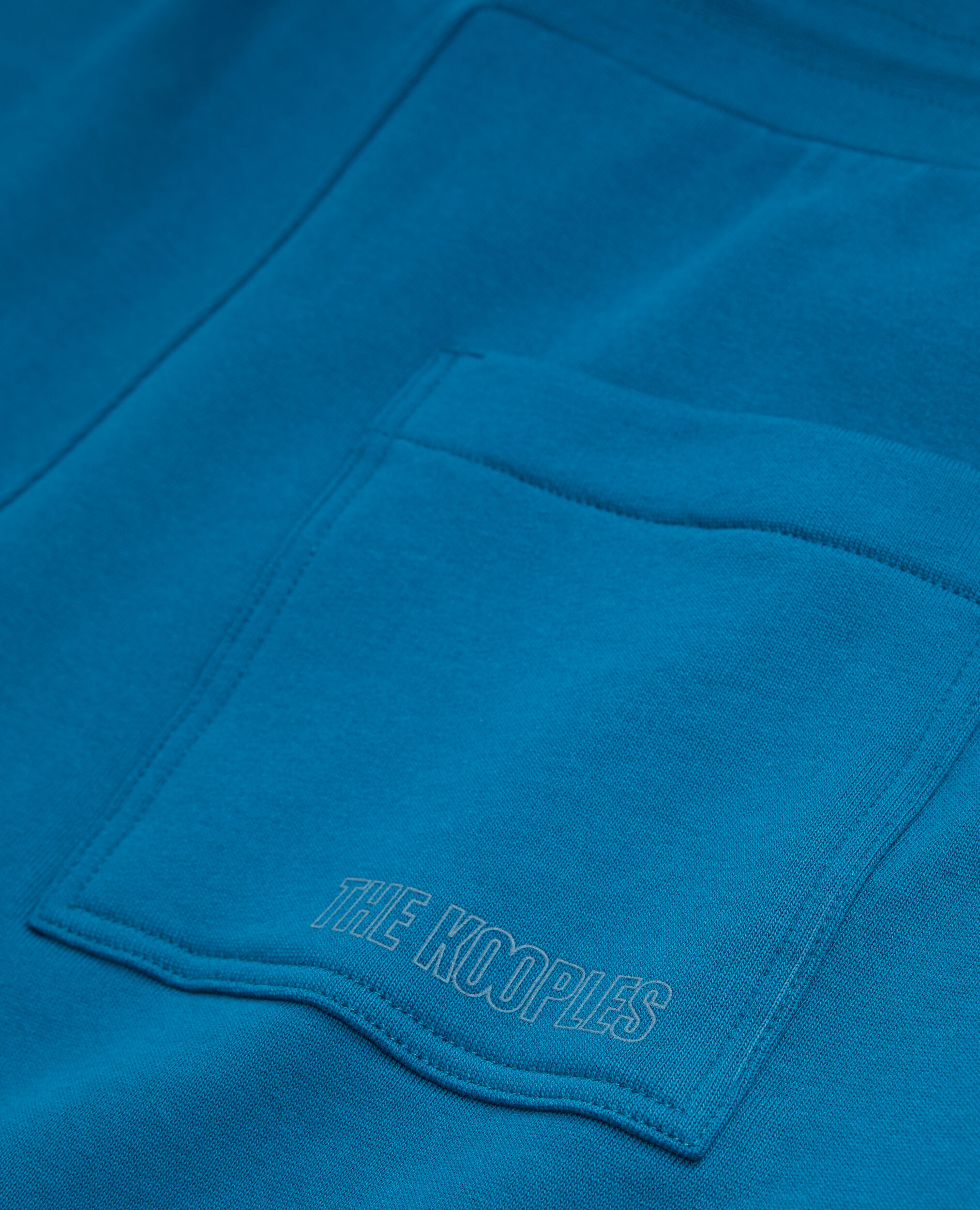Pantalón corto azul algodón, MEDIUM BLUE, hi-res image number null