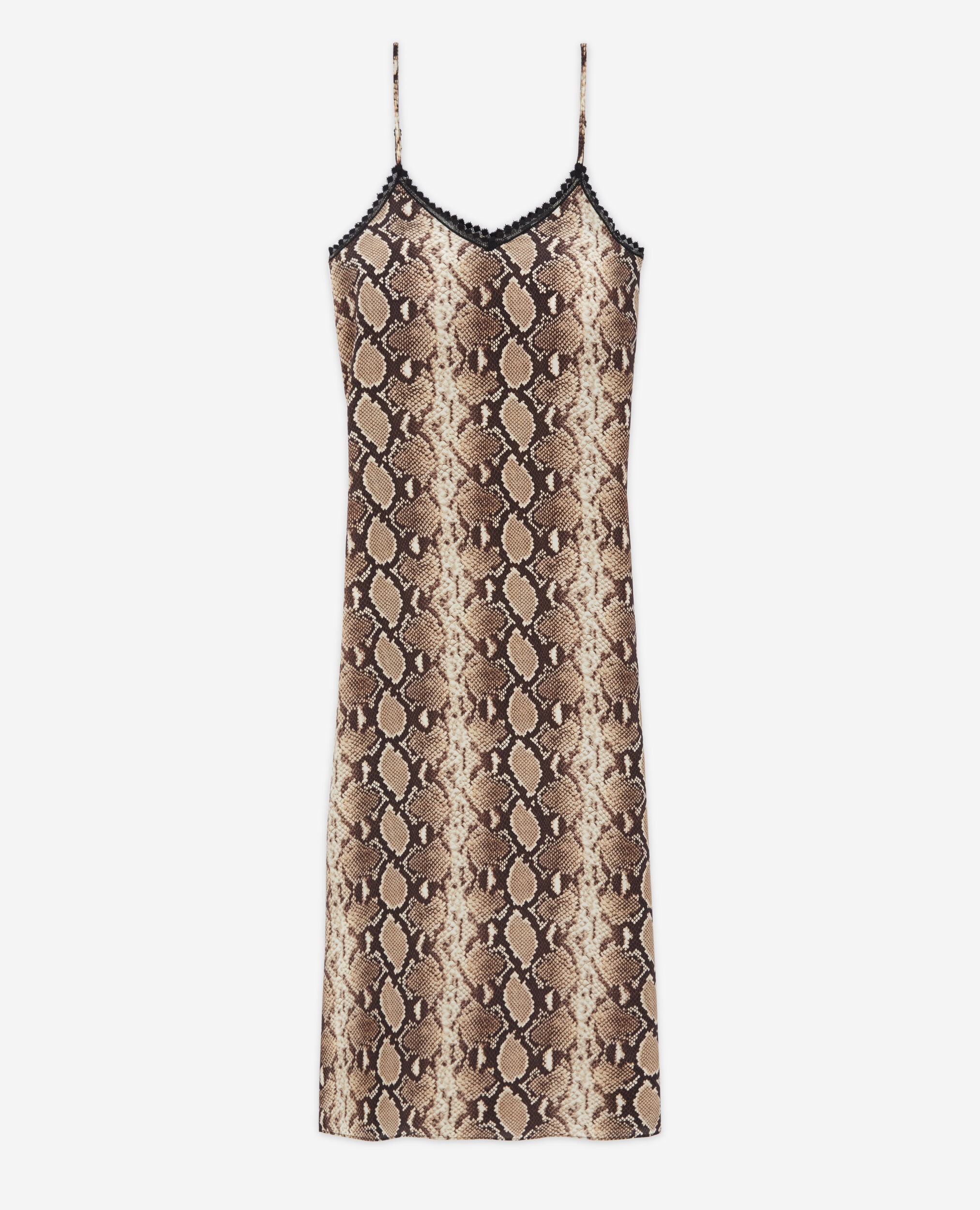 Snakeskin print clearance dress