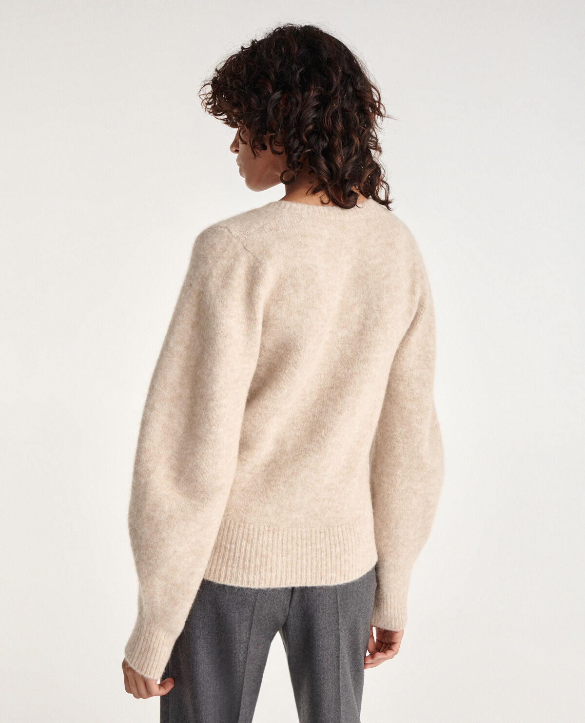 Sweater with on sale baggy sleeves