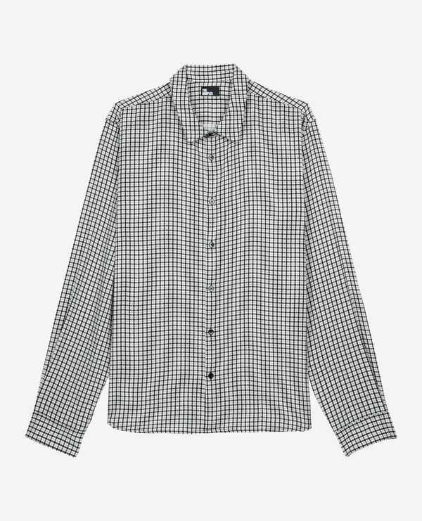 The Kooples HOMME BLACK WHITE chemise imprimé fleuri
