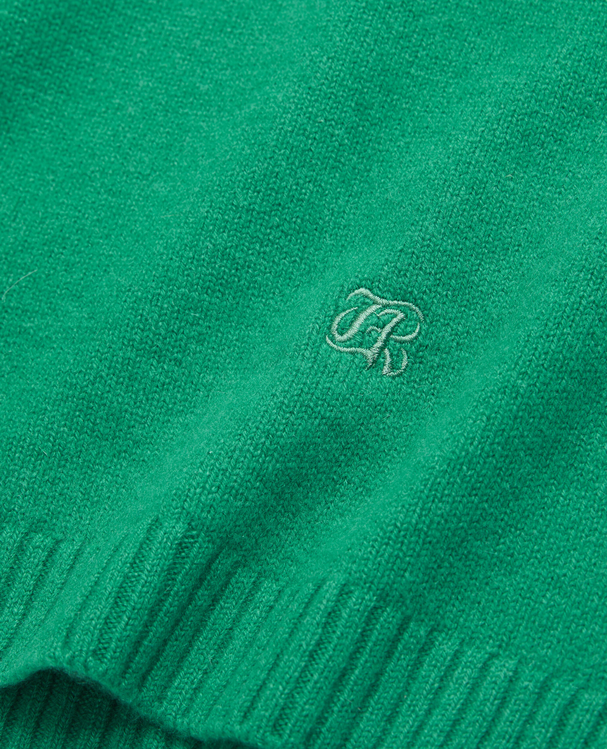 Green cashmere-blend sweater | The Kooples - US