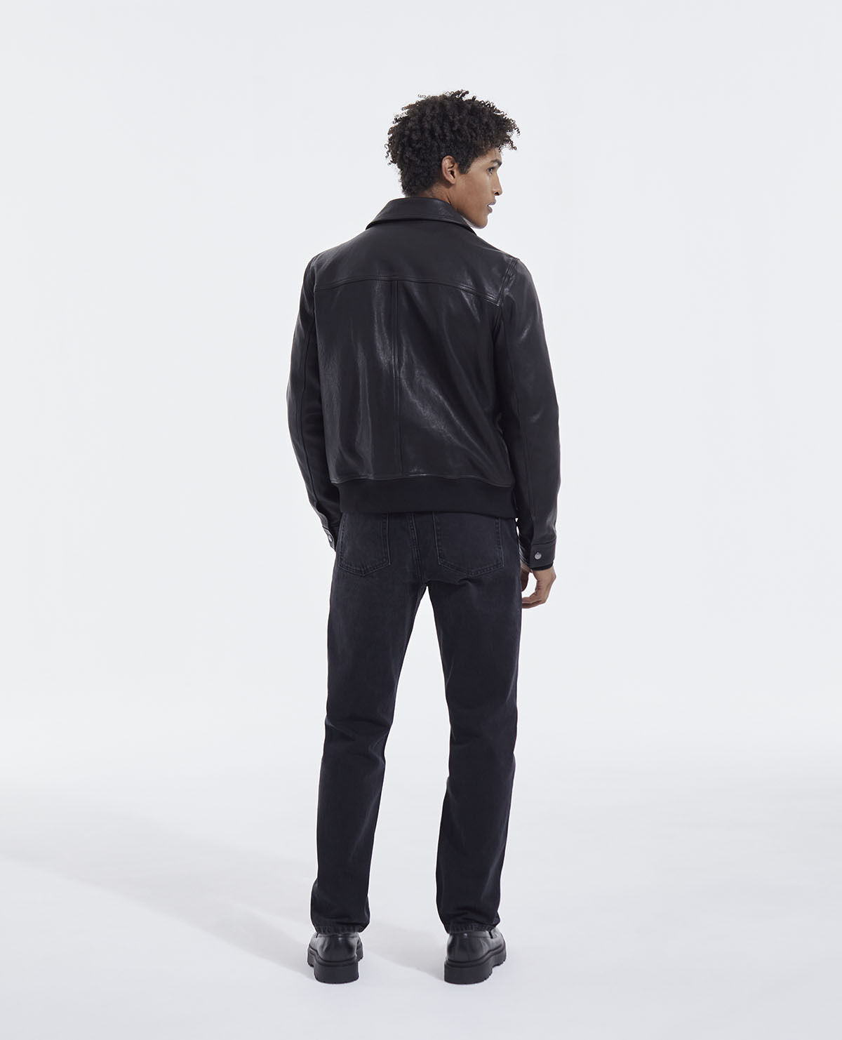 Blouson cuir best sale homme the kooples