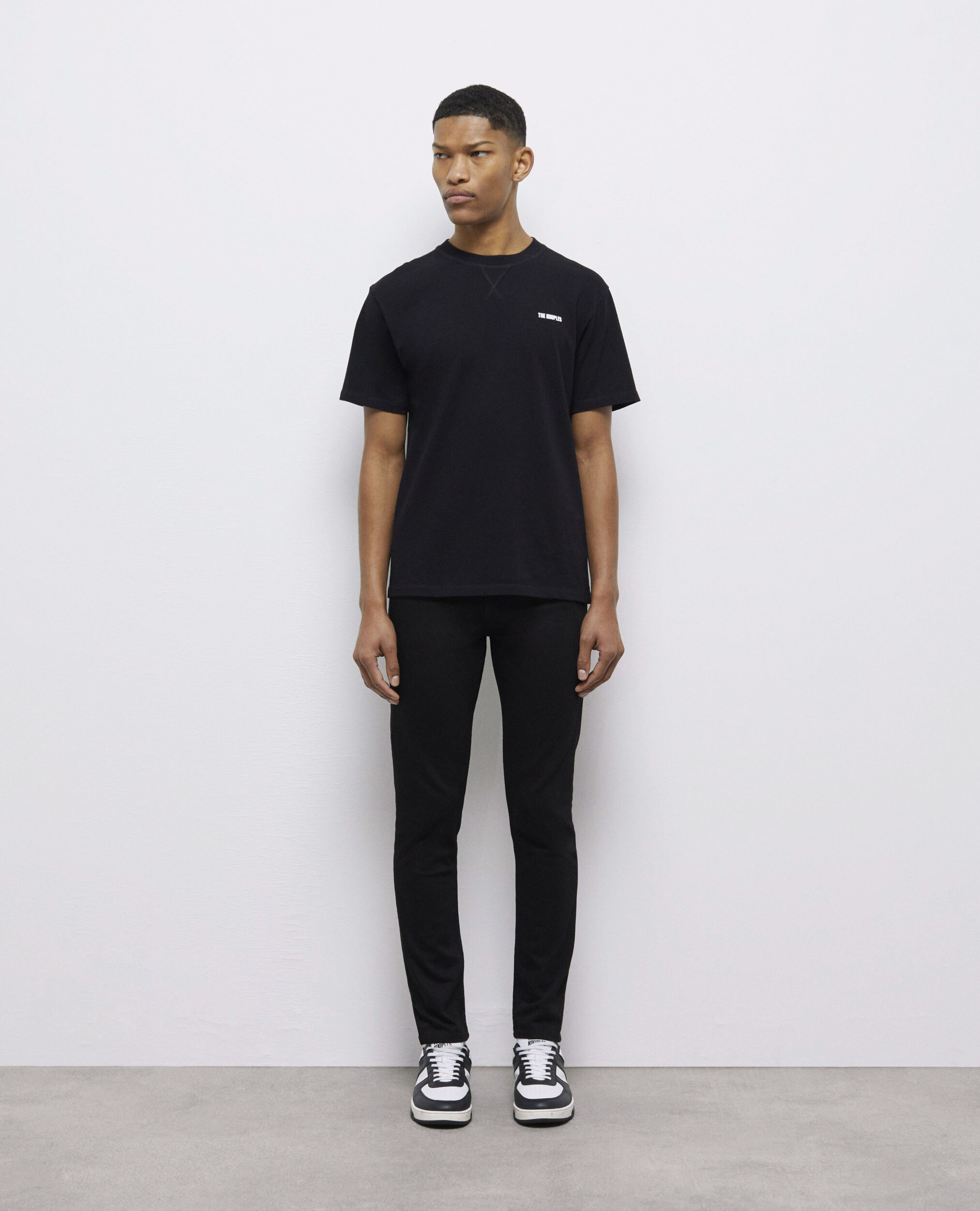 T-shirt Homme logo The Kooples noir, BLACK, hi-res image number null