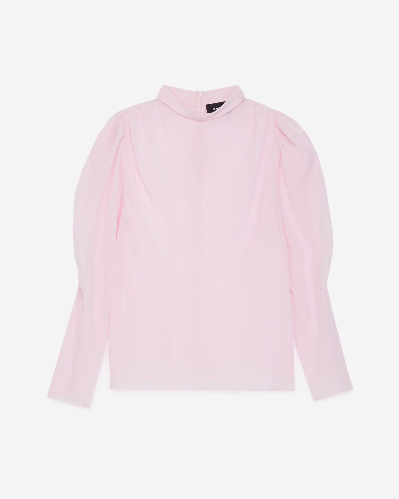 The Kooples WOMEN LIGHT PINK roomy light pink top with drape